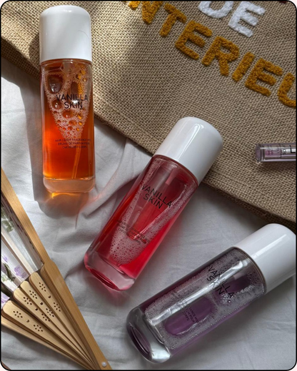 Le Trio Vanillé – Coffret 3 Brumes Corps & Cheveux